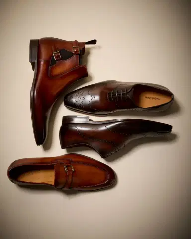 Magnanni Men's Silvano Apron Toe Bit Loafers | Thumbnail 4 Magnanni Men's Silvano Apron Toe Bit Loafers | Thumbnail 4