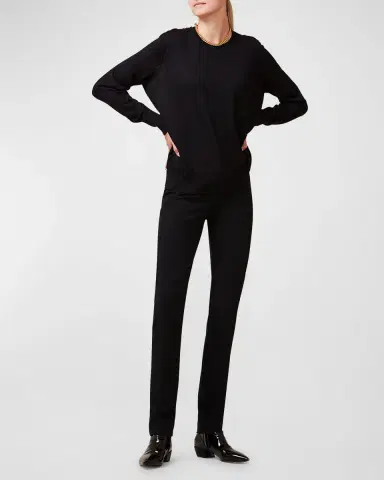 CALLAS MILANO Mia Skinny Crepe Jersey Pants | Thumbnail 2 CALLAS MILANO Mia Skinny Crepe Jersey Pants | Thumbnail 2