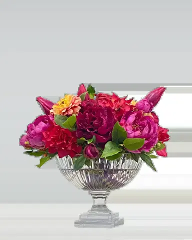 Winward Home Tulip & Peony in Cut Glass | Thumbnail 2 Winward Home Tulip & Peony in Cut Glass | Thumbnail 2