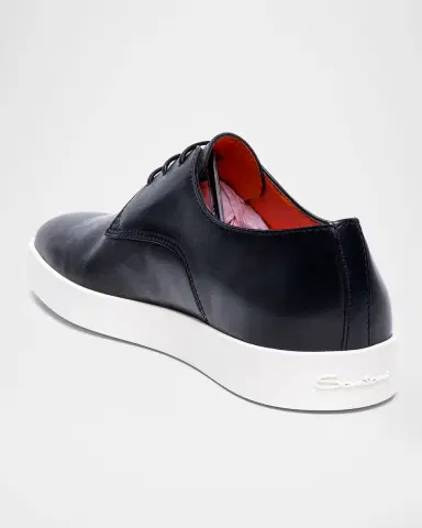 Santoni Men's Atlantis Leather Oxfords | Thumbnail 3 Santoni Men's Atlantis Leather Oxfords | Thumbnail 3