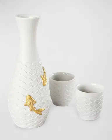 Lladro Koi Sake Set | Thumbnail 2 Lladro Koi Sake Set | Thumbnail 2