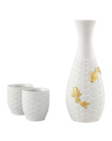 Lladro Koi Sake Set | Thumbnail 1 Lladro Koi Sake Set | Thumbnail 1