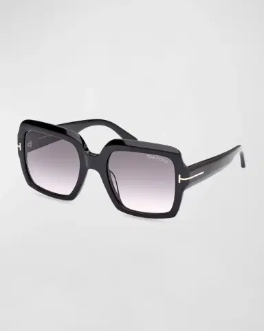 Tom Ford Kaya Beveled Acetate Square Sunglasses | Thumbnail 4 Tom Ford Kaya Beveled Acetate Square Sunglasses | Thumbnail 4