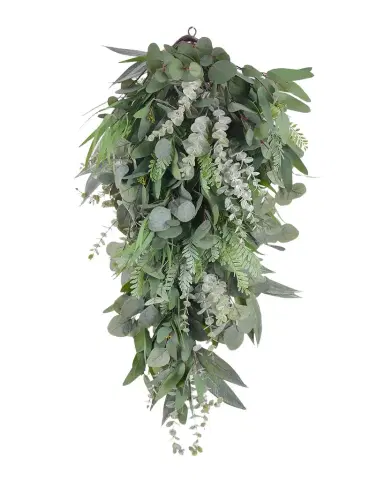 Winward Home 36" Eucalyptus Deluxe Teardrop Door Spray | Thumbnail 1 Winward Home 36" Eucalyptus Deluxe Teardrop Door Spray | Thumbnail 1