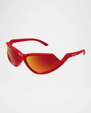 Balenciaga Men 's BB0289SM Plastic Wrap Sunglasses | Thumbnail 3 Balenciaga Men 's BB0289SM Plastic Wrap Sunglasses | Thumbnail 3