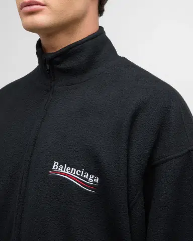 Balenciaga Men 's Political Campaign Zip-Up Jacket | Thumbnail 5 Balenciaga Men 's Political Campaign Zip-Up Jacket | Thumbnail 5