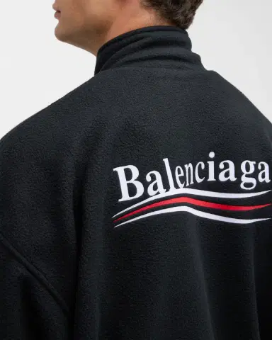 Balenciaga Men 's Political Campaign Zip-Up Jacket | Thumbnail 7 Balenciaga Men 's Political Campaign Zip-Up Jacket | Thumbnail 7