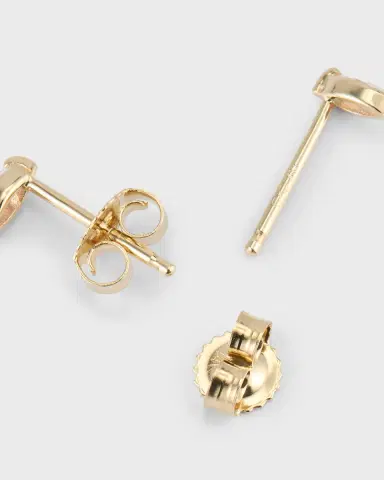 Zoe Lev Jewelry 14K Gold Marquise Diamond Stud Earrings | Thumbnail 3 Zoe Lev Jewelry 14K Gold Marquise Diamond Stud Earrings | Thumbnail 3
