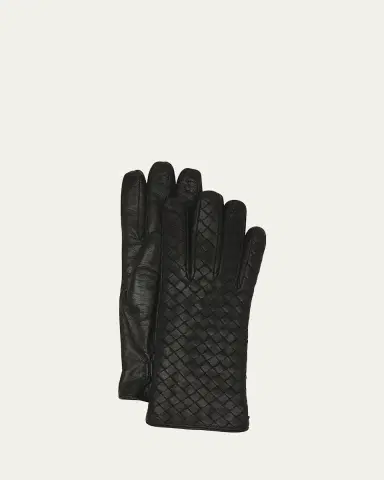 Bottega Veneta Woven Nappa Leather Gloves | Thumbnail 2 Bottega Veneta Woven Nappa Leather Gloves | Thumbnail 2