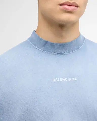 Balenciaga Men 's Back T Shirt Medium Fit | Thumbnail 8 Balenciaga Men 's Back T Shirt Medium Fit | Thumbnail 8