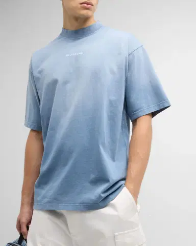 Balenciaga Men 's Back T Shirt Medium Fit | Thumbnail 9 Balenciaga Men 's Back T Shirt Medium Fit | Thumbnail 9