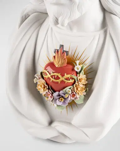 Lladro Sacred Heart of Jesus Sculpture | Thumbnail 2 Lladro Sacred Heart of Jesus Sculpture | Thumbnail 2