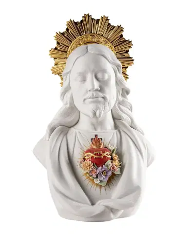 Lladro Sacred Heart of Jesus Sculpture | Thumbnail 1 Lladro Sacred Heart of Jesus Sculpture | Thumbnail 1