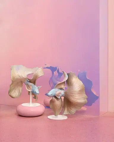 Lladro Betta Fish Sculpture - Left | Thumbnail 5 Lladro Betta Fish Sculpture - Left | Thumbnail 5