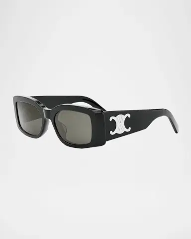Celine Men's Triomphe Rectangular Acetate Sunglasses | Thumbnail 3 Celine Men's Triomphe Rectangular Acetate Sunglasses | Thumbnail 3