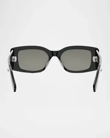 Celine Men's Triomphe Rectangular Acetate Sunglasses | Thumbnail 5 Celine Men's Triomphe Rectangular Acetate Sunglasses | Thumbnail 5
