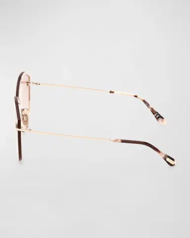 Tom Ford Evangeline Metal Cat-Eye Sunglasses | Thumbnail 4 Tom Ford Evangeline Metal Cat-Eye Sunglasses | Thumbnail 4