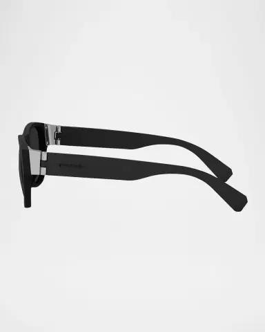 BVLGARI Aluminum Geometric Sunglasses | Thumbnail 4 BVLGARI Aluminum Geometric Sunglasses | Thumbnail 4