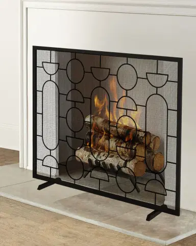 Arteriors Adamo Fire Screen | Thumbnail 2 Arteriors Adamo Fire Screen | Thumbnail 2