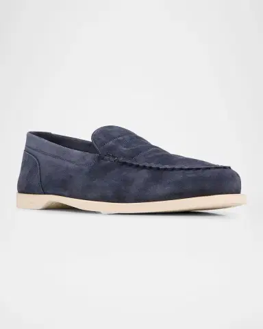 John Lobb Men's Pace Suede Loafers | Thumbnail 2 John Lobb Men's Pace Suede Loafers | Thumbnail 2