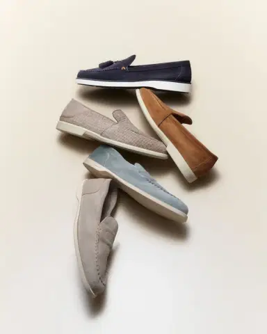 John Lobb Men's Pace Suede Loafers | Thumbnail 4 John Lobb Men's Pace Suede Loafers | Thumbnail 4