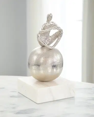 John-Richard Collection Meditation Sculpture on Marble | Thumbnail 1 John-Richard Collection Meditation Sculpture on Marble | Thumbnail 1
