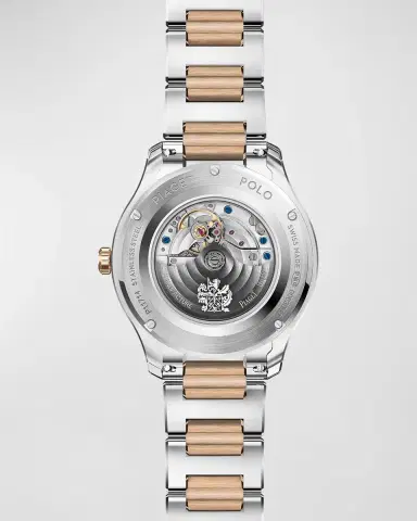 PIAGET Polo Date 36mm Steel & 18K Rose Gold Diamond Bezel Watch | Thumbnail 7 PIAGET Polo Date 36mm Steel & 18K Rose Gold Diamond Bezel Watch | Thumbnail 7