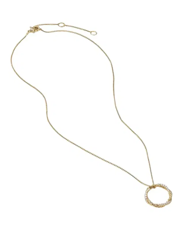 Petite Pave Infinity Pendant Necklace Petite Pave Infinity Pendant Necklace