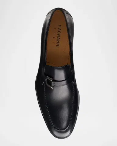 Magnanni Men's Silvano Apron Toe Bit Loafers | Thumbnail 3 Magnanni Men's Silvano Apron Toe Bit Loafers | Thumbnail 3