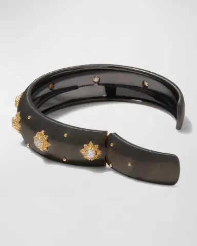 Buccellati Macri 18K Gold Diamond Cuff Bracelet | Thumbnail 3 Buccellati Macri 18K Gold Diamond Cuff Bracelet | Thumbnail 3