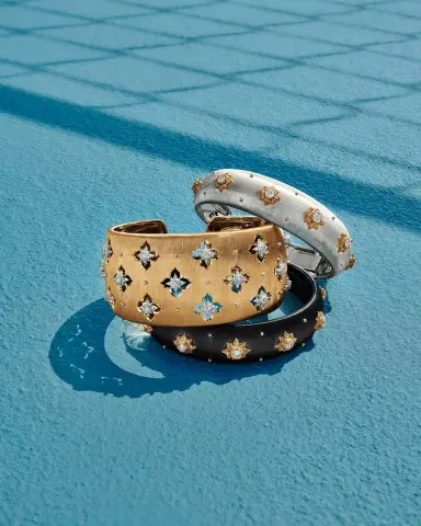 Buccellati Macri 18K Gold Diamond Cuff Bracelet | Thumbnail 4 Buccellati Macri 18K Gold Diamond Cuff Bracelet | Thumbnail 4