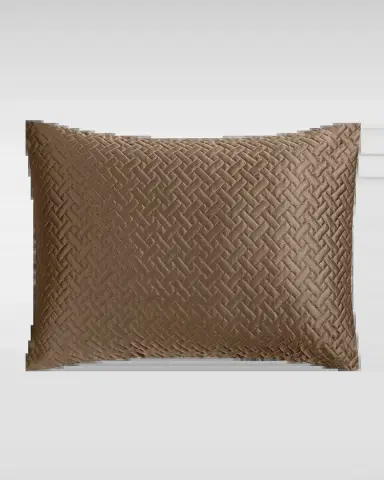 Matouk Basketweave Quilted Boudoir Sham | Thumbnail 2 Matouk Basketweave Quilted Boudoir Sham | Thumbnail 2