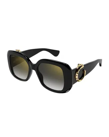 Cartier Panther-C Acetate Square Sunglasses | Thumbnail 1 Cartier Panther-C Acetate Square Sunglasses | Thumbnail 1