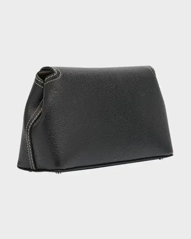 Toteme T-Lock Clutch Bag in Pebble Grain Leather | Thumbnail 3 Toteme T-Lock Clutch Bag in Pebble Grain Leather | Thumbnail 3