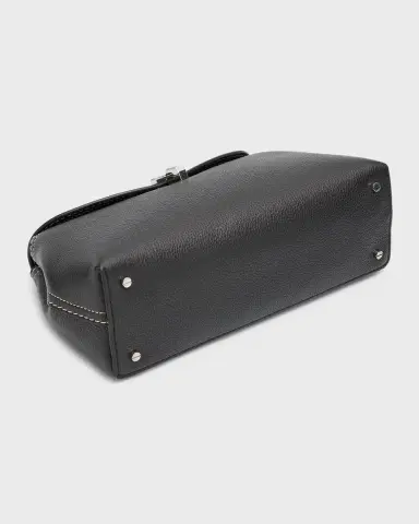 Toteme T-Lock Clutch Bag in Pebble Grain Leather | Thumbnail 7 Toteme T-Lock Clutch Bag in Pebble Grain Leather | Thumbnail 7