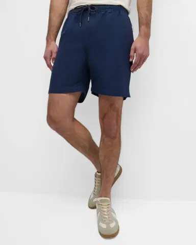 Onia Men 's Air Linen Pull-On Shorts | Thumbnail 5 Onia Men 's Air Linen Pull-On Shorts | Thumbnail 5