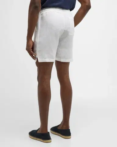 Onia Men 's Air Linen Pull-On Shorts | Thumbnail 8 Onia Men 's Air Linen Pull-On Shorts | Thumbnail 8