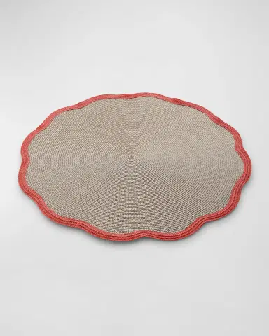 Deborah Rhodes Spring Scallop Border Placemats | Thumbnail 3 Deborah Rhodes Spring Scallop Border Placemats | Thumbnail 3