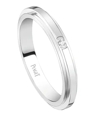 PIAGET Possession 18K White Gold 1-Diamond Ring | Thumbnail 1 PIAGET Possession 18K White Gold 1-Diamond Ring | Thumbnail 1