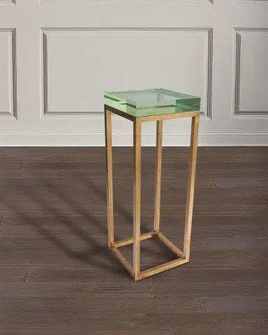 Port 68 Drake Acrylic & Gold Leaf Accent Table | Thumbnail 2 Port 68 Drake Acrylic & Gold Leaf Accent Table | Thumbnail 2