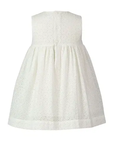 Rachel Riley Girl 's Cotton Eyelet Bow Sleeveless Dress, Size 2- | Thumbnail 1 Rachel Riley Girl 's Cotton Eyelet Bow Sleeveless Dress, Size 2- | Thumbnail 1