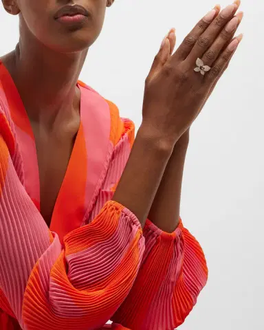 Chopard Happy Butterfly 18K Rose Gold Diamond Ring | Thumbnail 4 Chopard Happy Butterfly 18K Rose Gold Diamond Ring | Thumbnail 4