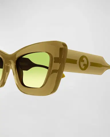 Gucci GG Plastic Cat-Eye Sunglasses | Thumbnail 3 Gucci GG Plastic Cat-Eye Sunglasses | Thumbnail 3