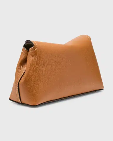 Toteme T-Lock Clutch Bag in Pebble Grain Leather | Thumbnail 3 Toteme T-Lock Clutch Bag in Pebble Grain Leather | Thumbnail 3