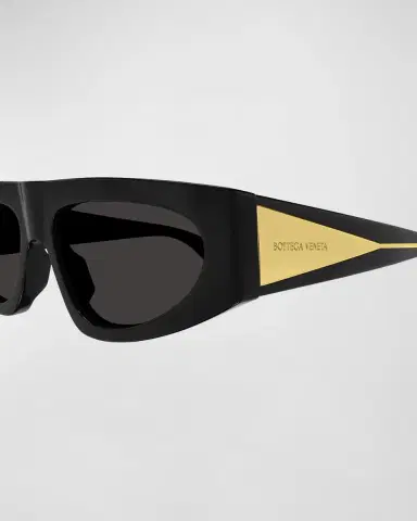 Bottega Veneta Engraved Logo Acetate Rectangle Sunglasses | Thumbnail 2 Bottega Veneta Engraved Logo Acetate Rectangle Sunglasses | Thumbnail 2