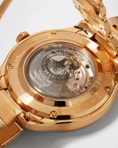 PIAGET Polo 36mm 18K Rose Gold Diamond Bracelet Watch | Thumbnail 5 PIAGET Polo 36mm 18K Rose Gold Diamond Bracelet Watch | Thumbnail 5