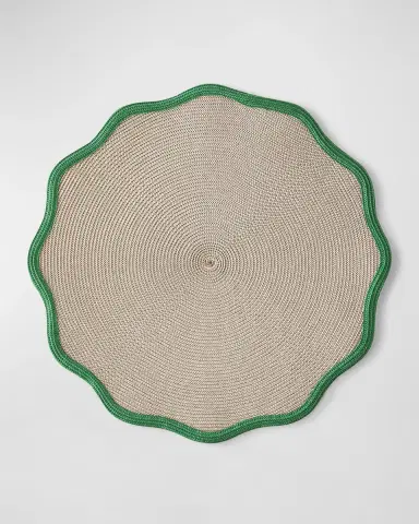 Deborah Rhodes Spring Scallop Border Placemats | Thumbnail 2 Deborah Rhodes Spring Scallop Border Placemats | Thumbnail 2
