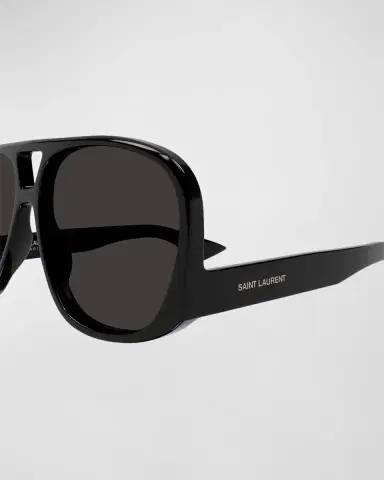 Saint Laurent Solace Acetate Aviator Sunglasses | Thumbnail 2 Saint Laurent Solace Acetate Aviator Sunglasses | Thumbnail 2