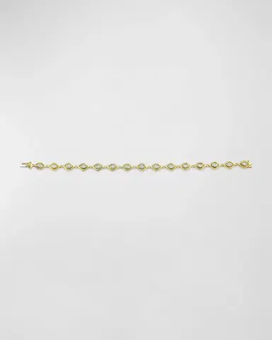 Sydney Evan 14K Yellow Gold Marquis Diamond Evil Eye Eternity Bracelet | Thumbnail 2 Sydney Evan 14K Yellow Gold Marquis Diamond Evil Eye Eternity Bracelet | Thumbnail 2