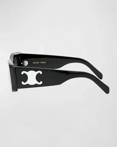 CELINE Triomphe Acetate Rectangle Sunglasses | Thumbnail 2 CELINE Triomphe Acetate Rectangle Sunglasses | Thumbnail 2